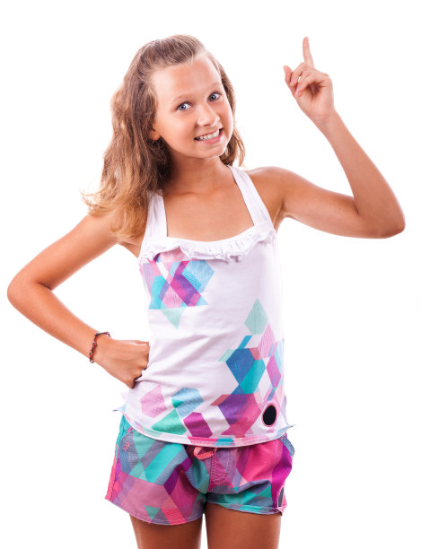 开朗的女孩图片下载