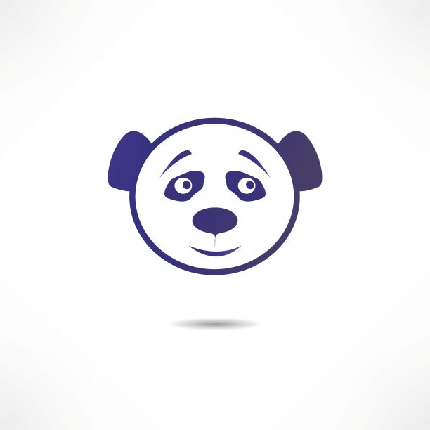 微笑的熊猫。图片下载