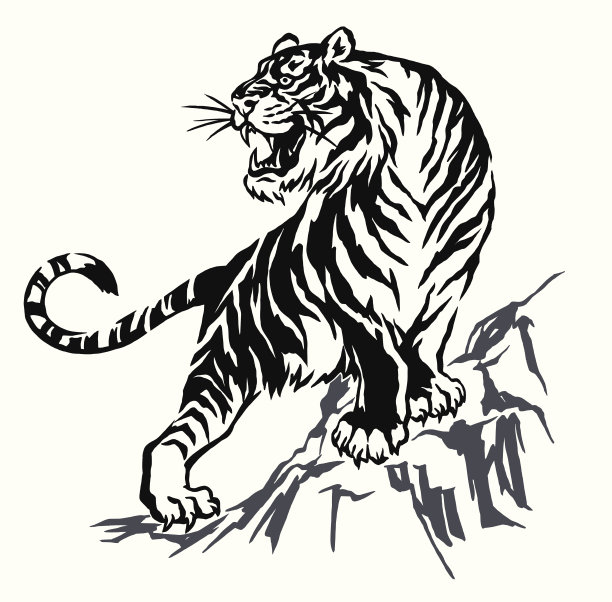 日本式的老虎图片下载