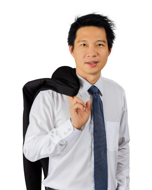 中年亚洲商人对白人图片下载