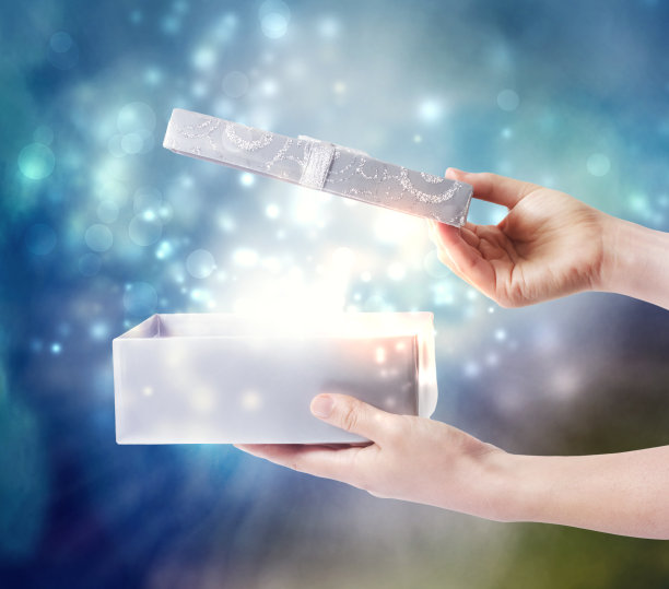 打开一个特别的礼物盒图片下载