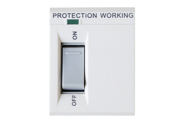 开关开关电源排隔离在白色背景图片下载