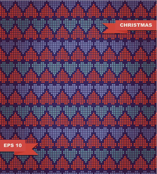 装饰用心形五颜六色的格子图案图片下载