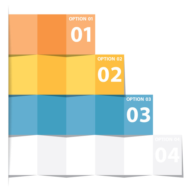 流行的现代广场商务展示信息图表backgro图片下载