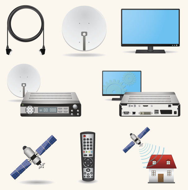 卫星电视系统图片下载