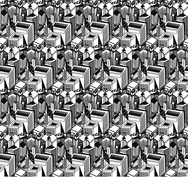无缝的城市模式图片下载