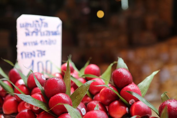 市场上出售的外国樱桃图片下载