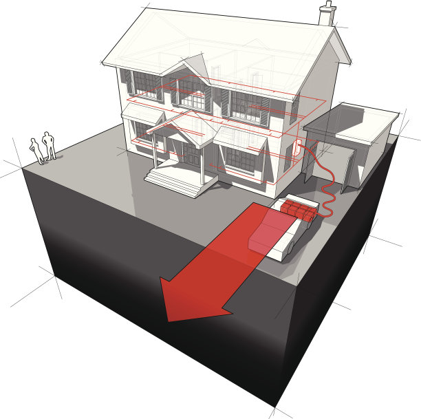 电动汽车由独立房屋图供电图片下载
