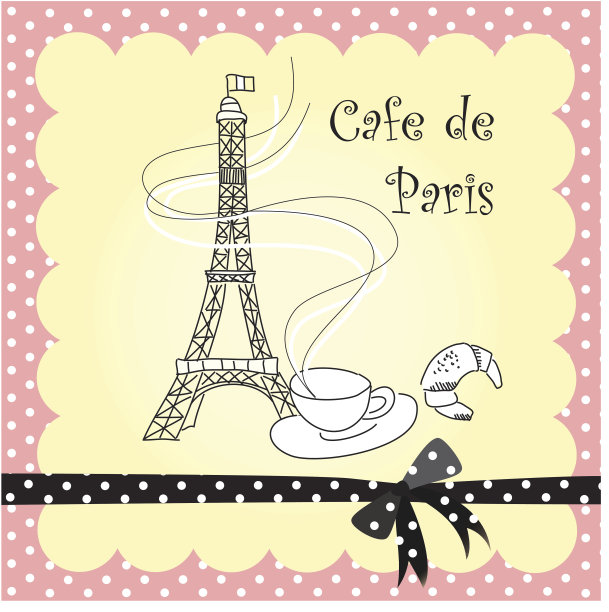 巴黎咖啡馆设计图片下载