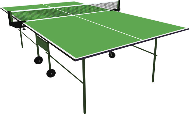 乒乓球绿色乒乓球。图片下载