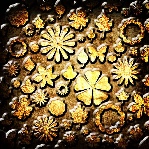 垃圾花织物纹理图片下载