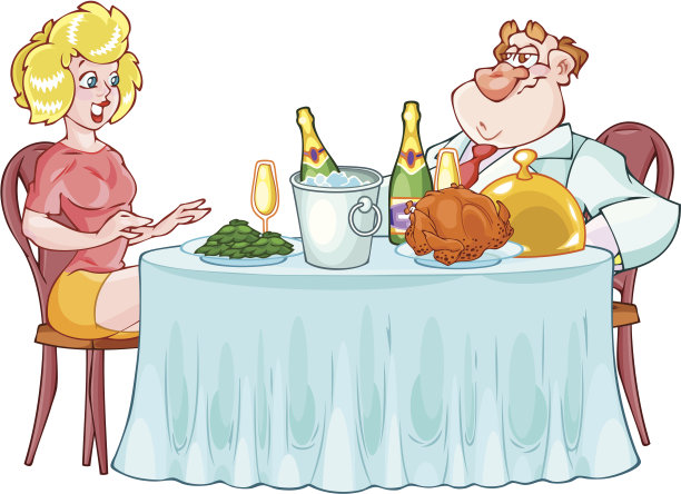 富豪桌的几个人图片下载