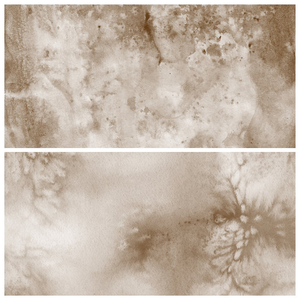 一套彩色水彩画背景图片下载