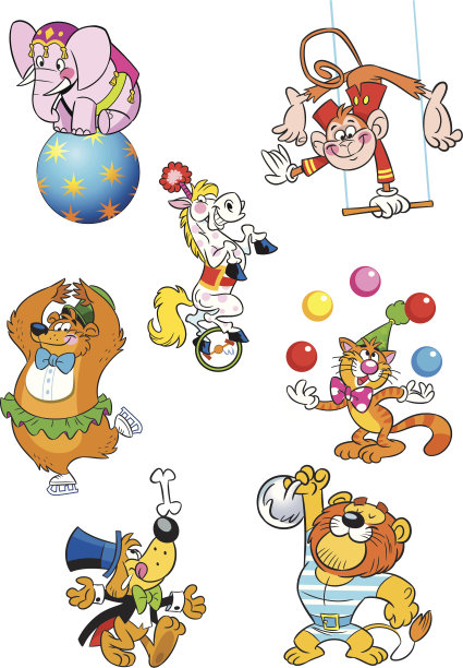 马戏团的动物图片下载