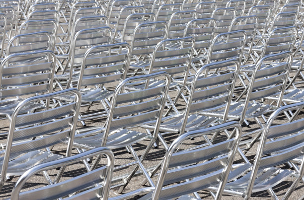 金属座椅背景图片下载