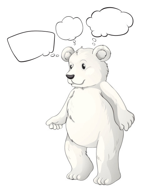 白熊的思考图片下载