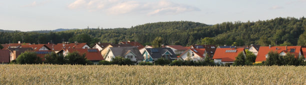 德国新建的自然村庄图片下载