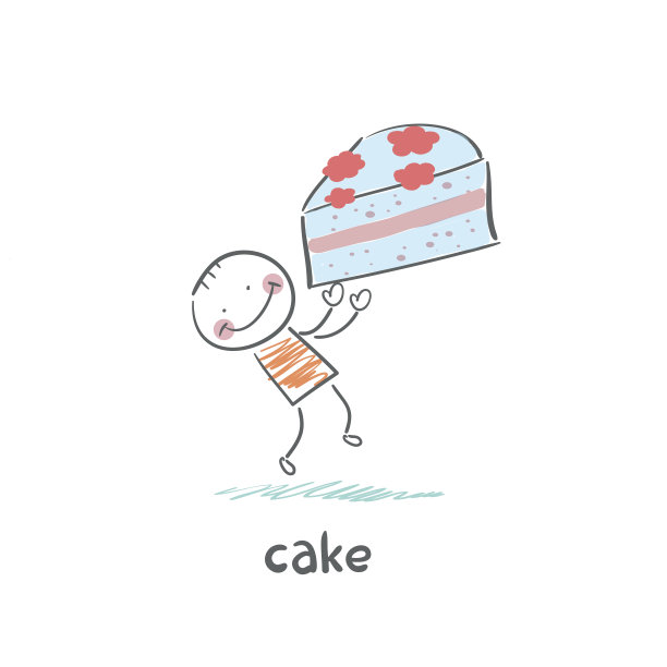 蛋糕的卡通图片下载