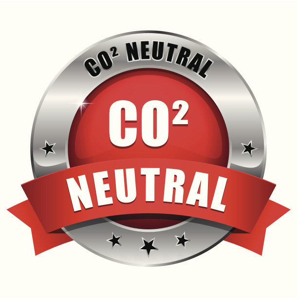 红色圆形二氧化碳中性按钮图片下载