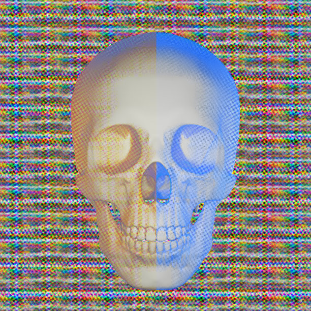 头骨和颜色图片下载