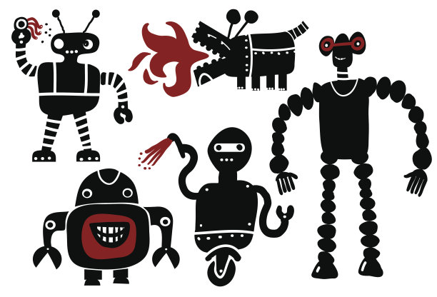 疯狂的机器人集图片下载