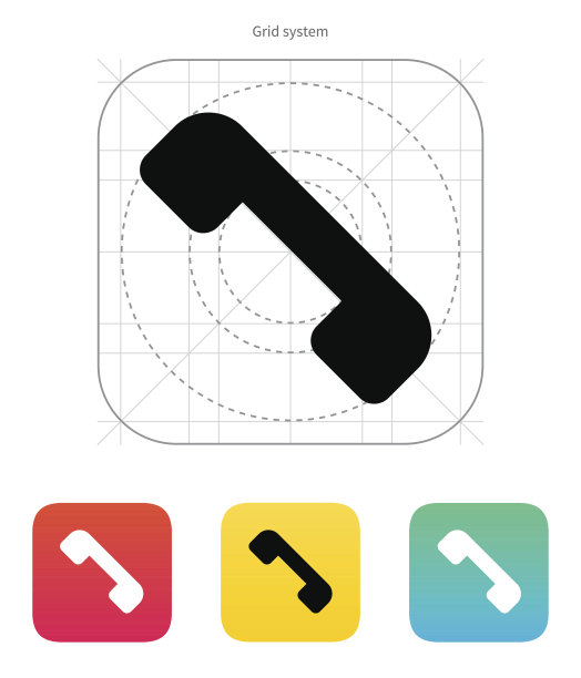 电话听筒图标。结束通话图片下载