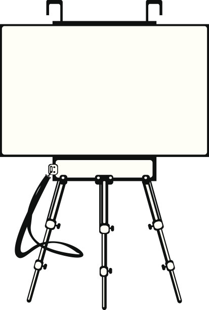 画家的速写本上的白色背景图片下载