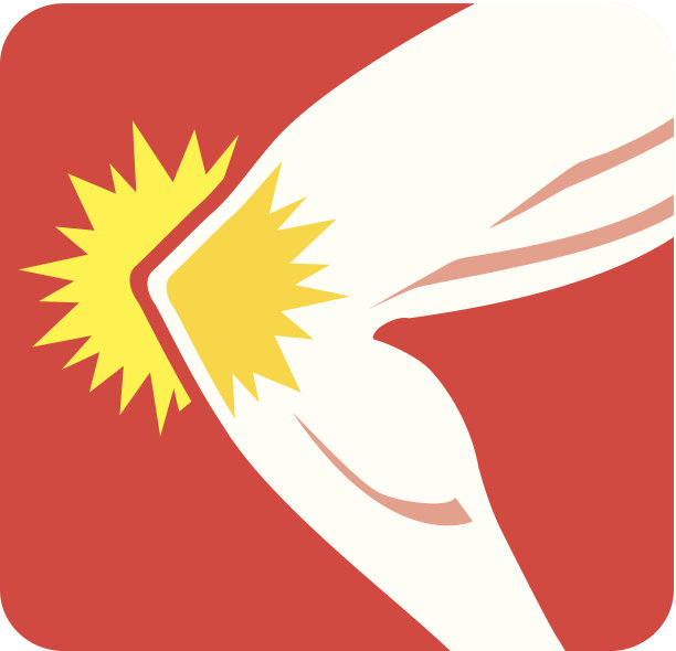 膝盖疼痛图标图片下载