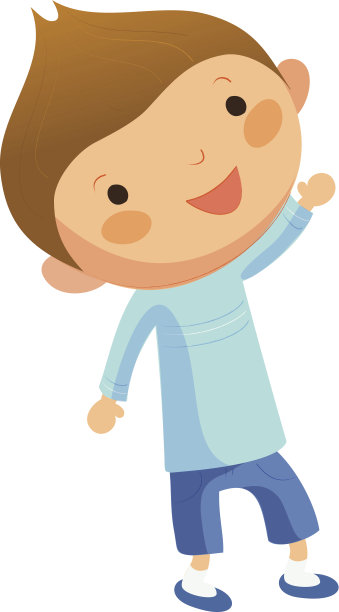 快乐男孩的肖像素材图片