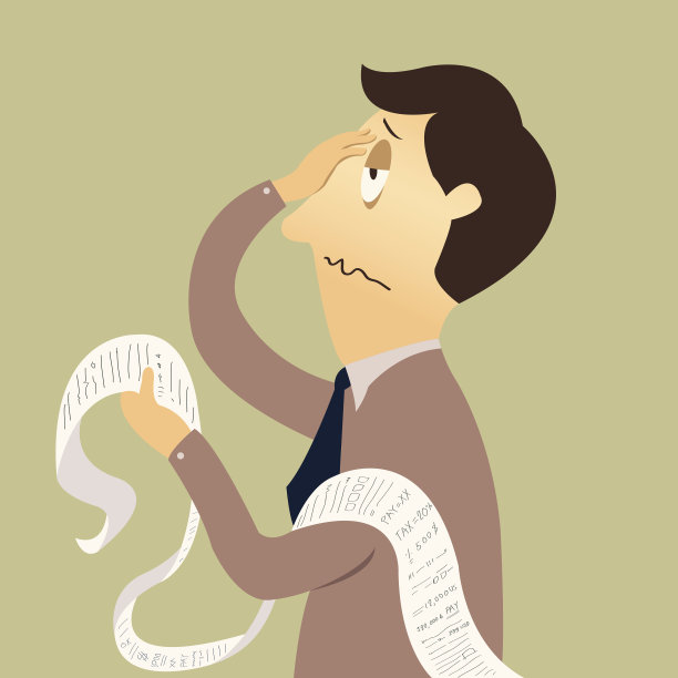 要付的长期账单素材图片