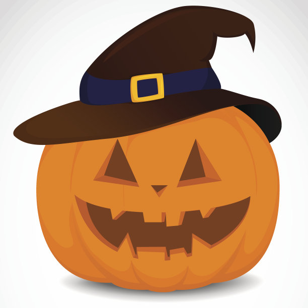 南瓜和帽子素材图片