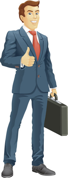 微笑的商人图片下载