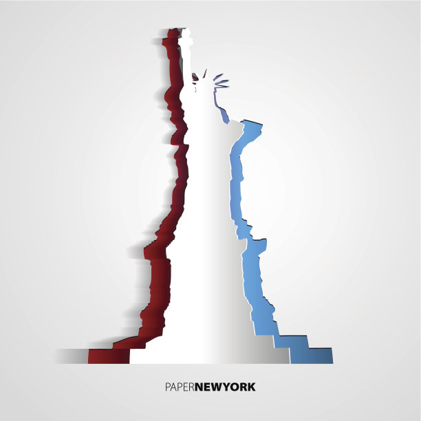 纸上的自由女神像-纽约图片下载