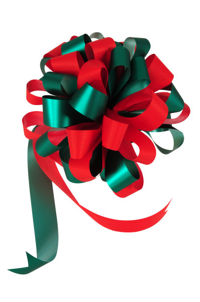 圣诞节的丝带。剪切路径,系列……图片下载