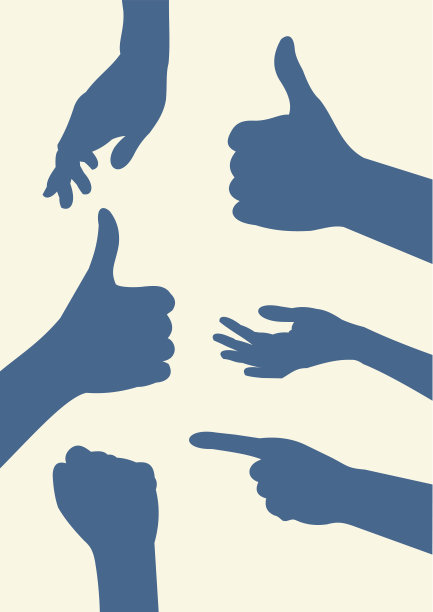 手的轮廓图片下载