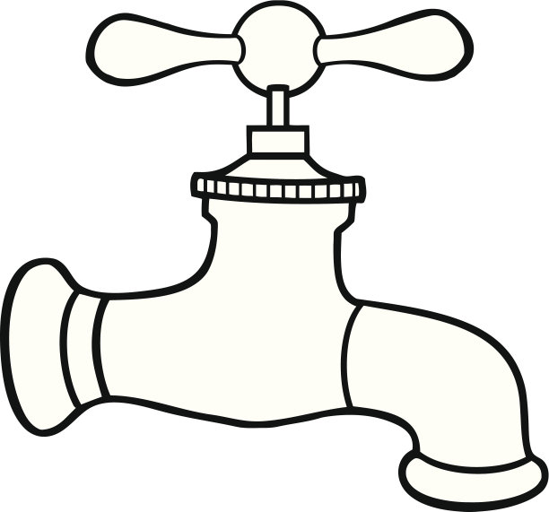 黑色和白色水龙头图片下载