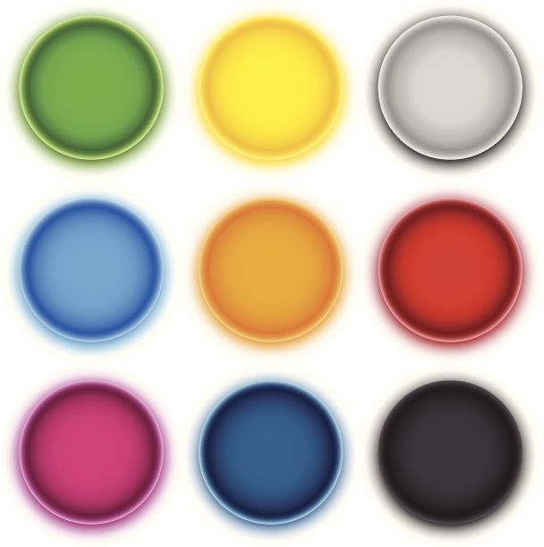 彩色的图标。图片下载