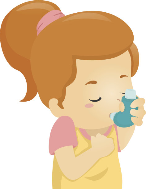 哮喘的女孩图片下载