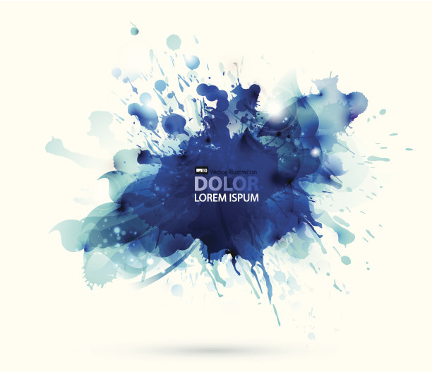 蓝色印迹图片下载