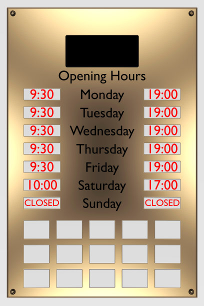 开放时间标志图片下载