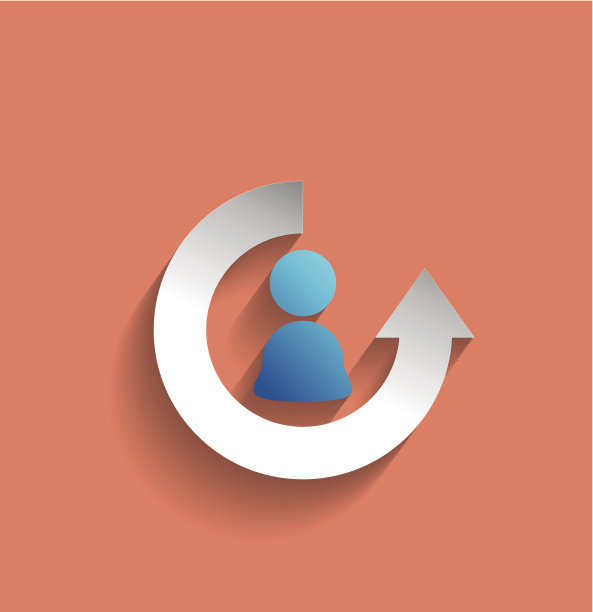 矢量用户图标现代平面设计图片下载