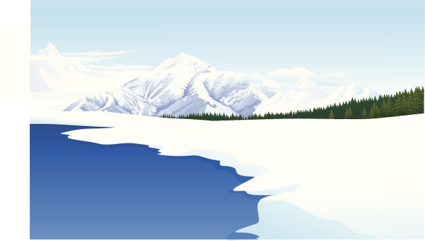 雪山景图片素材ID：100617556