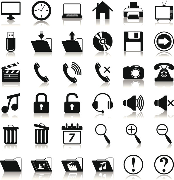 媒体图标图片下载