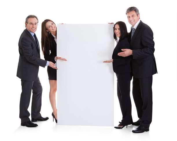 商业人士展示海报图片下载