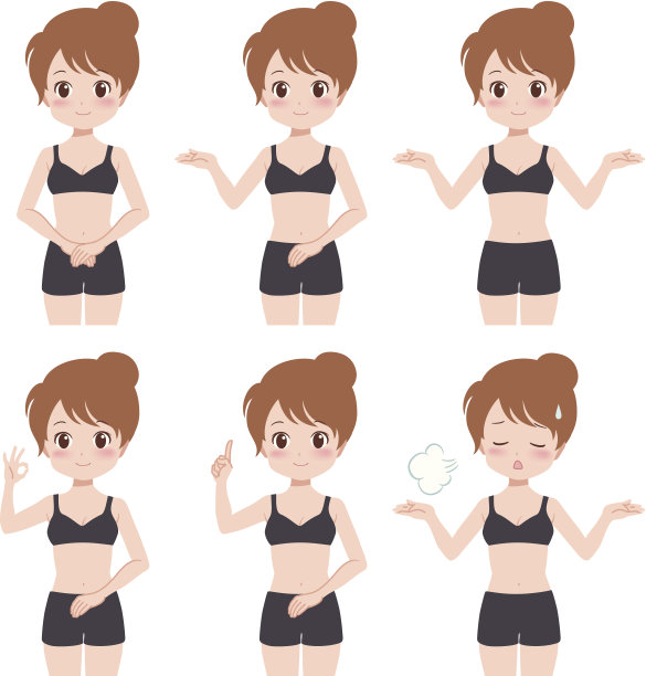 白色背景下的朋友图片下载