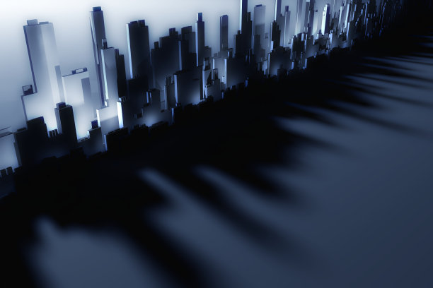 三维城市摩天大楼图片下载