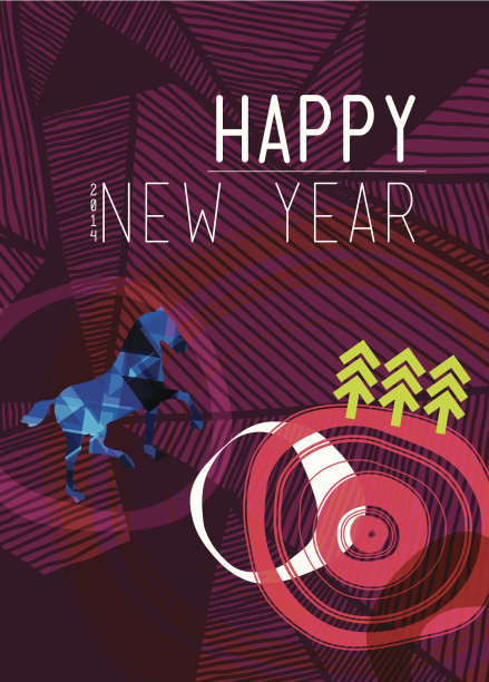 2014年是蓝马年图片下载