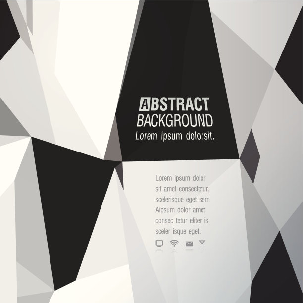 多边形设计，抽象的几何背景。图片下载