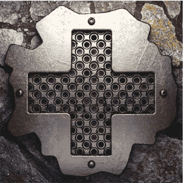 金属和石材背景图片下载