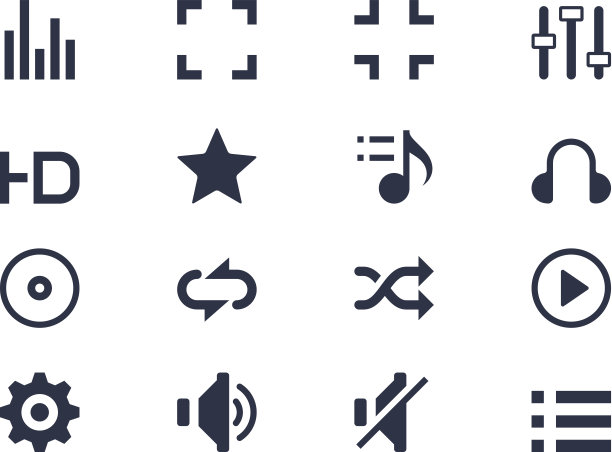 媒体播放器图标图片下载